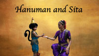 Hanuman and Sita dance film